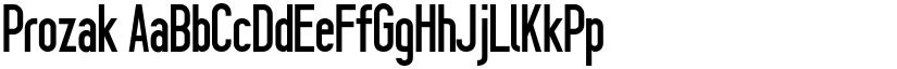 Prozak font