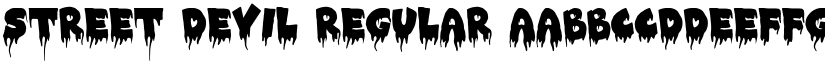 STREET DEVIL Regular font