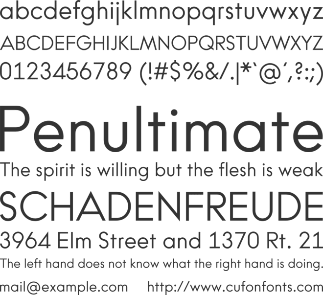 OMEGA CT font preview