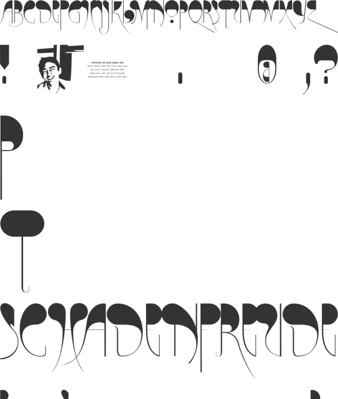 CHASE ZEN PARIS font preview