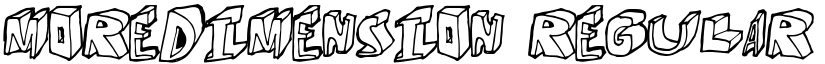 MoreDimension font download