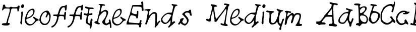 TieofftheEnds font download