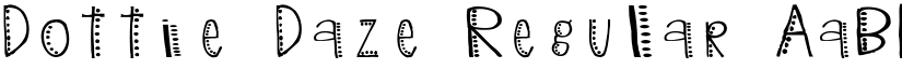 Dottie Daze font download