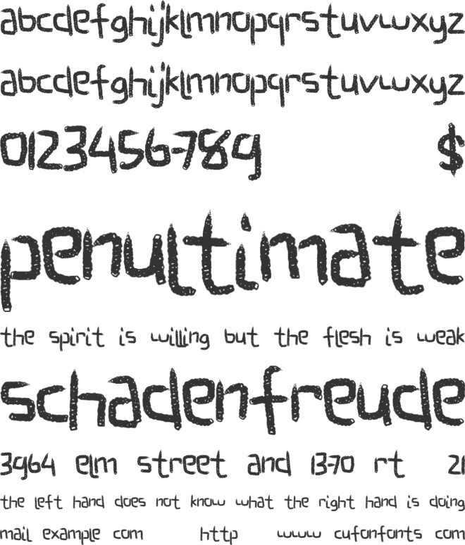 FantasticHabits font preview