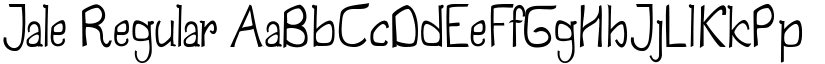 Jale Regular font
