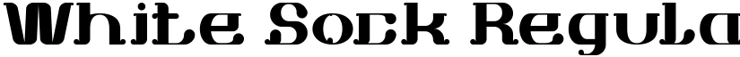 White Sock font download