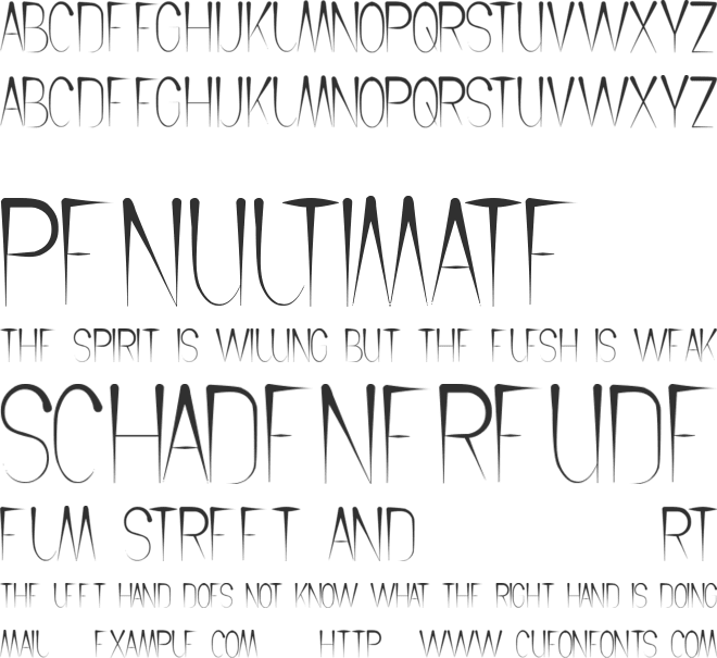 CROCHET PATTERN font preview