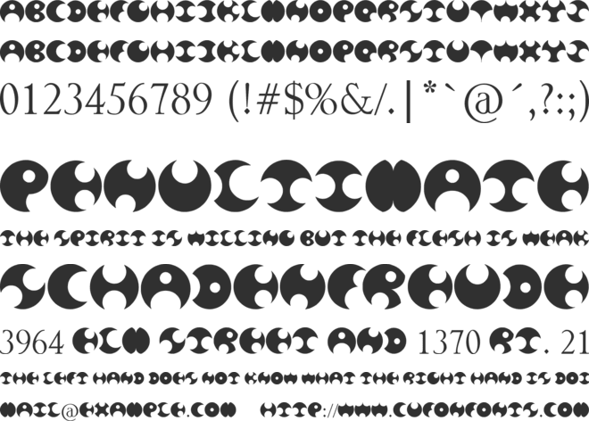 Happy Roxy font preview