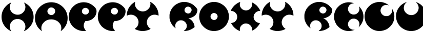 Happy Roxy Regular font