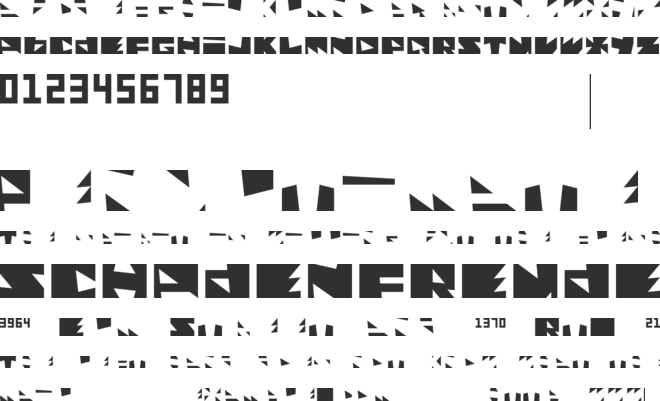 Monolithos font preview