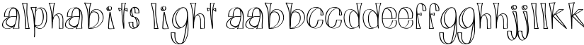 Alphabits Light font