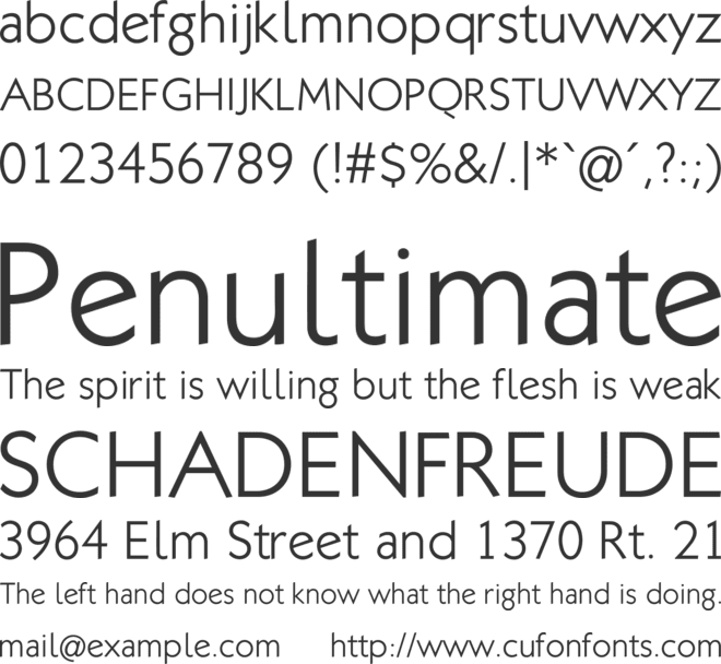 Klill font preview