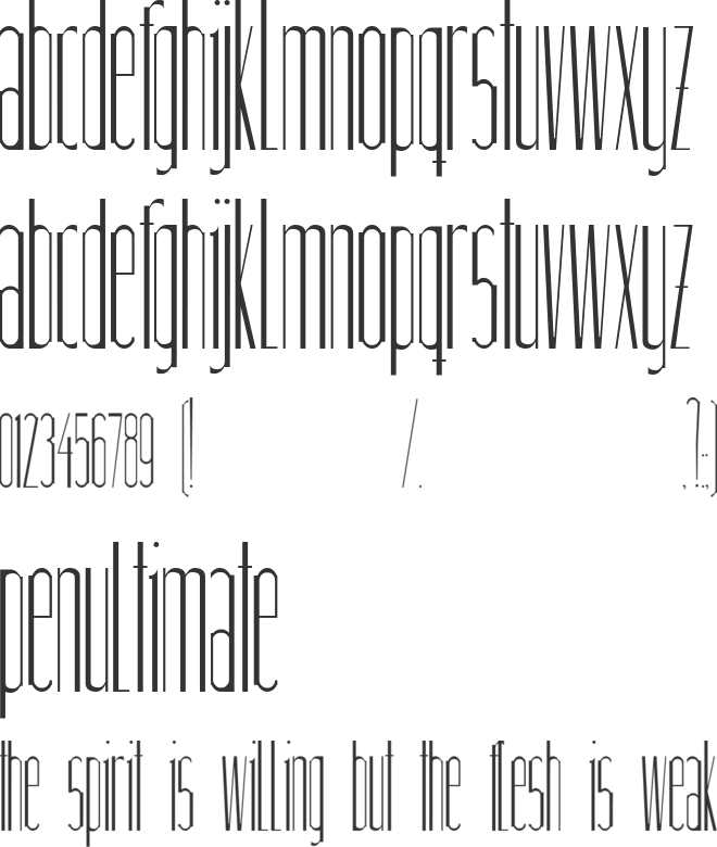 linnette font preview