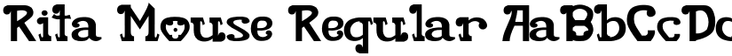 Rita Mouse Regular font