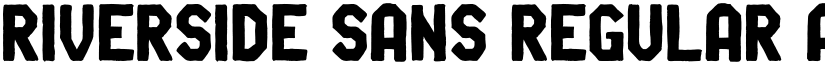 Riverside Sans Regular font