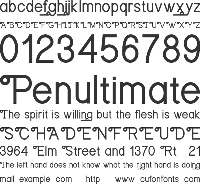 Orangejus Demo font preview