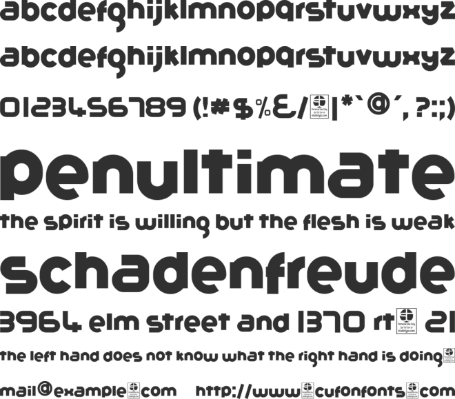 Gribal  Demo font preview