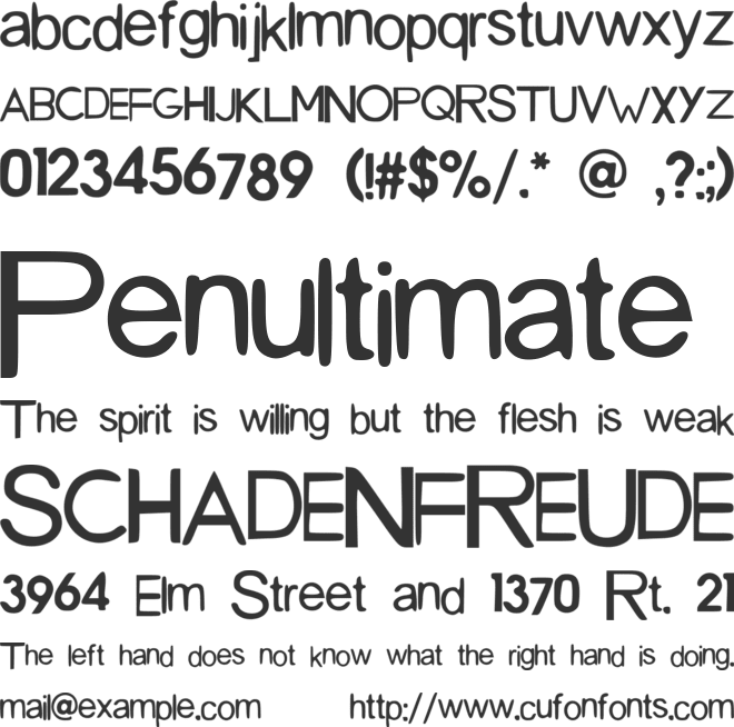 San_Diego_Font font preview