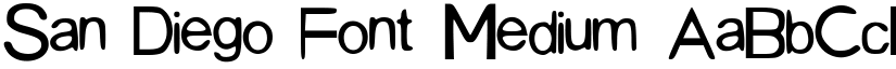 San_Diego_Font Medium font