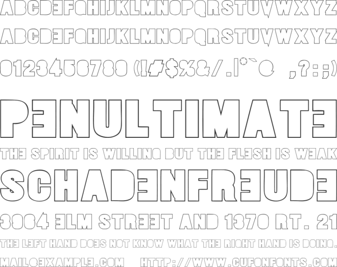 MANIFIESTO font preview