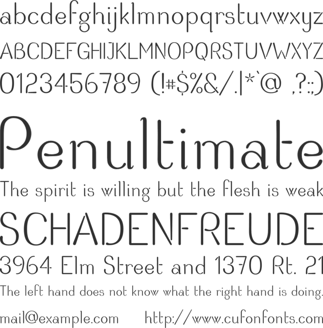 Haven font preview