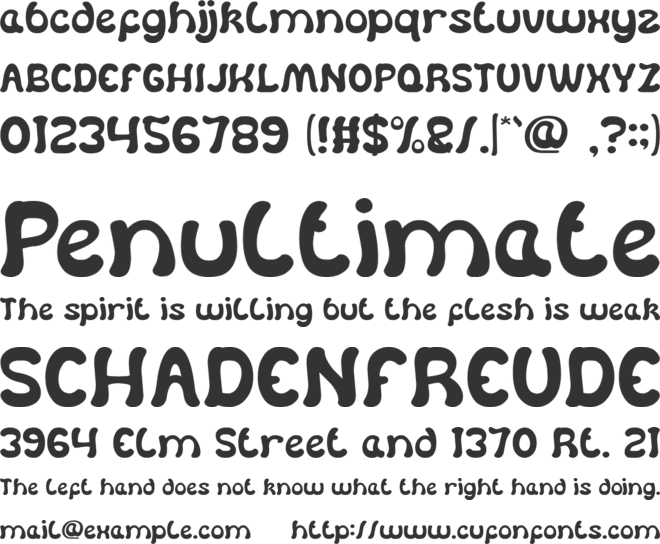 Dear Lovely font preview