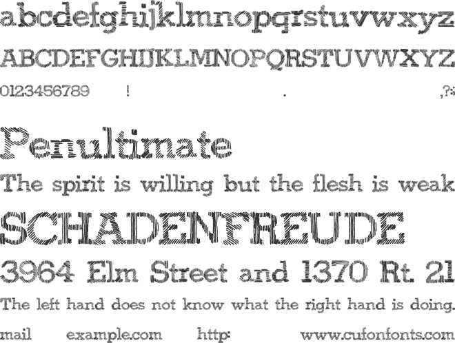 JuicyBoxes font preview