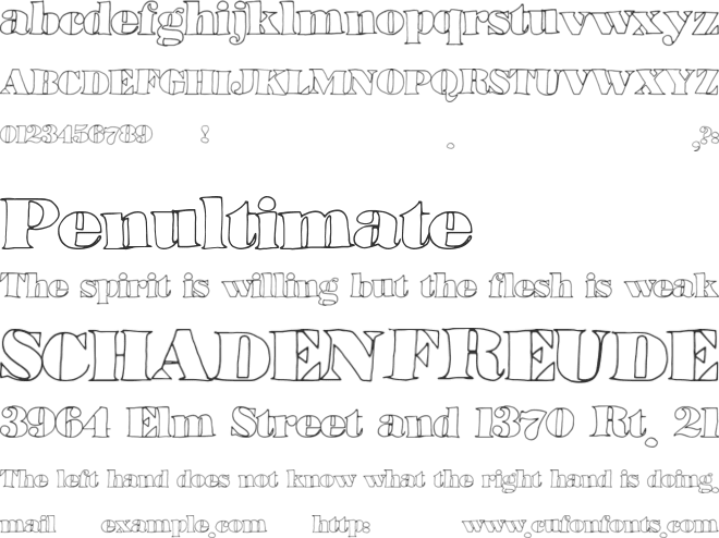 LowerHaight font preview