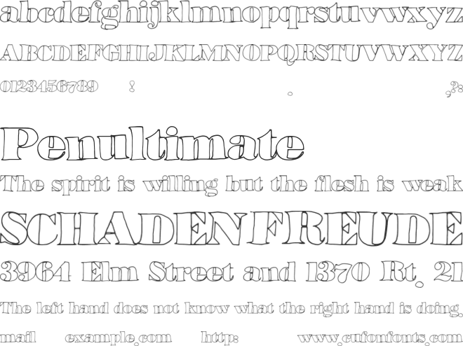 LowerHaight font preview