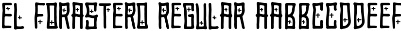 El Forastero font download
