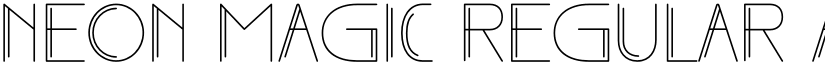 Neon Magic Regular font
