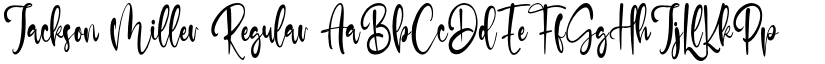 Jackson Miller font download