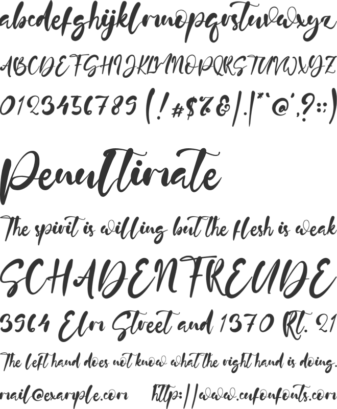 Jack Hammer font preview