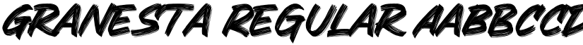 Granesta Regular font