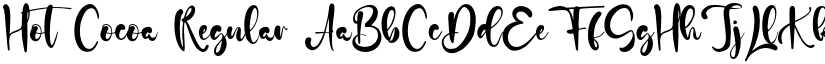 Hot Cocoa font download
