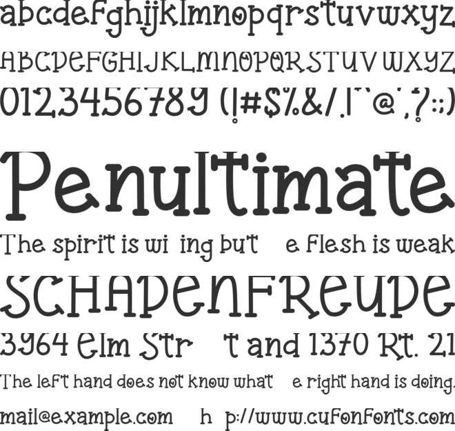 Christmas Chic font preview