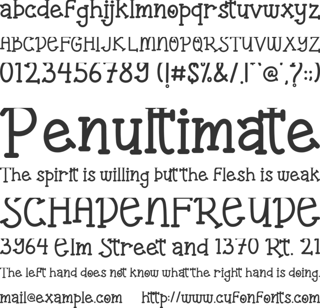 Christmas Chic font preview