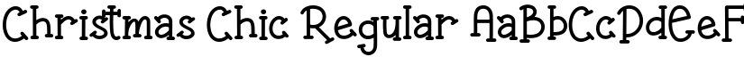 Christmas Chic Regular font