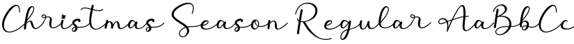 Christmas Season Regular font
