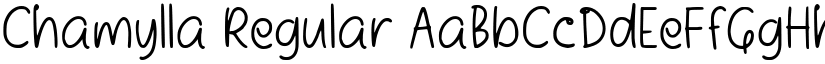 Chamylla Regular font