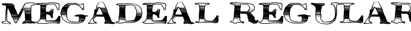 MegaDeal Regular font