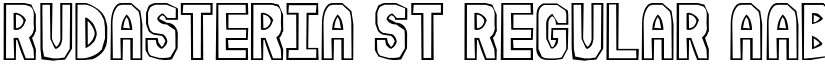 Rudasteria St Regular font