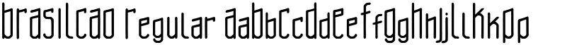 BRASILCAO Regular font