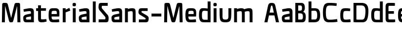 MaterialSans-Medium font