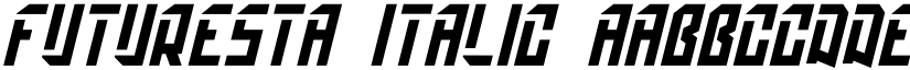 futuresta Italic font