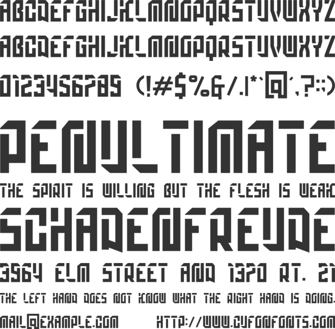 futuresta font preview