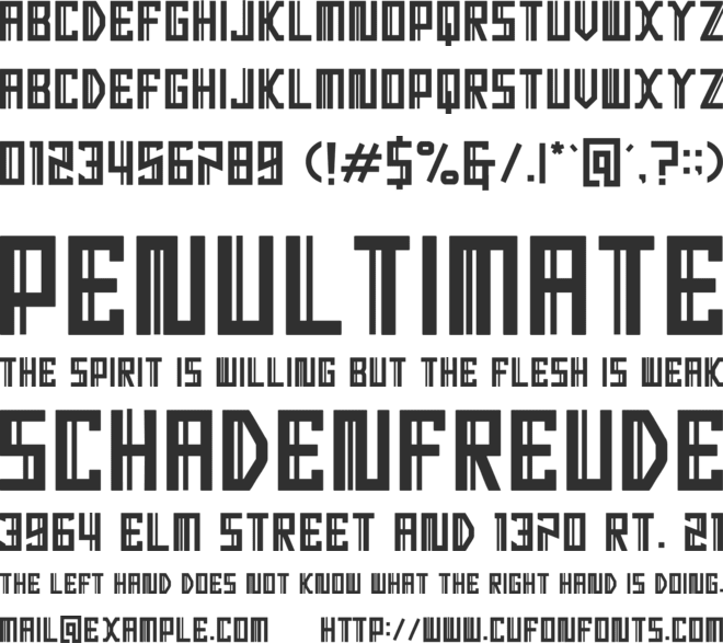 zocode font preview