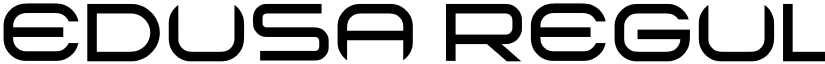 edusa Regular font