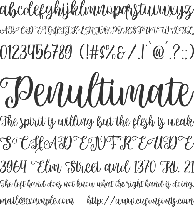 Beattone font preview