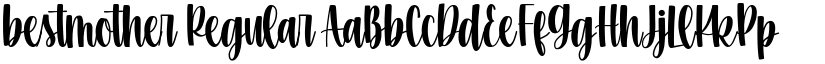 bestmother Regular font